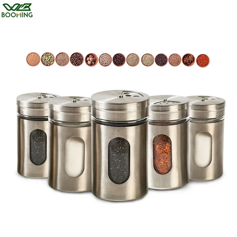 Kitchen Appliances Manufacturers - กล่องเก็บเครื่องปรุงรสสแตนเลส ขวดใส่เครื่องเทศ กระปุกใส่เครื่องปรุง ภาชนะใส่เครื่องปรุงสำหรับทำบาร์บีคิว ที่ใส่สมุนไพร ที่ใส่ไม้จิ้มฟัน