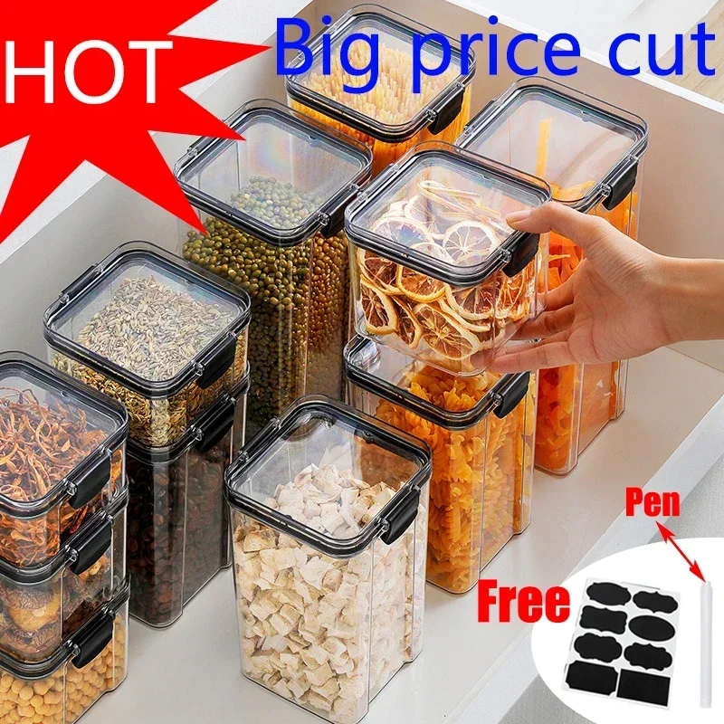 Kitchen Appliances Manufacturers - 460-1800ml ชุด STACKABLE KITCHEN ปิดผนึก Jar