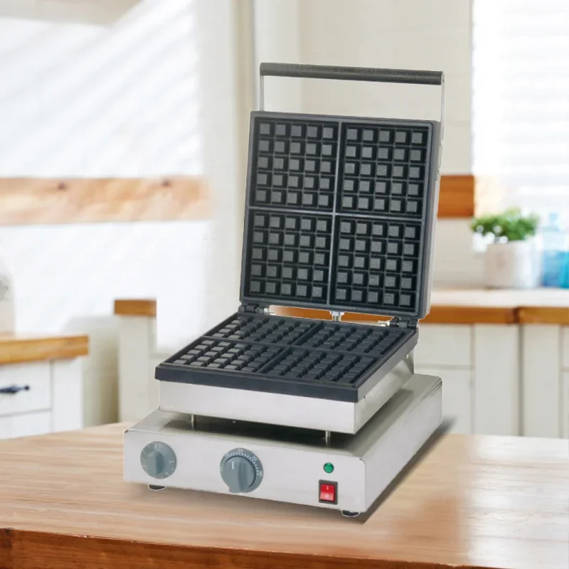 เครื่องทำวาฟเฟิลเชฟโปรเชนเชียล - Waffle Iron Belgian บทวิจารณ์และราคา