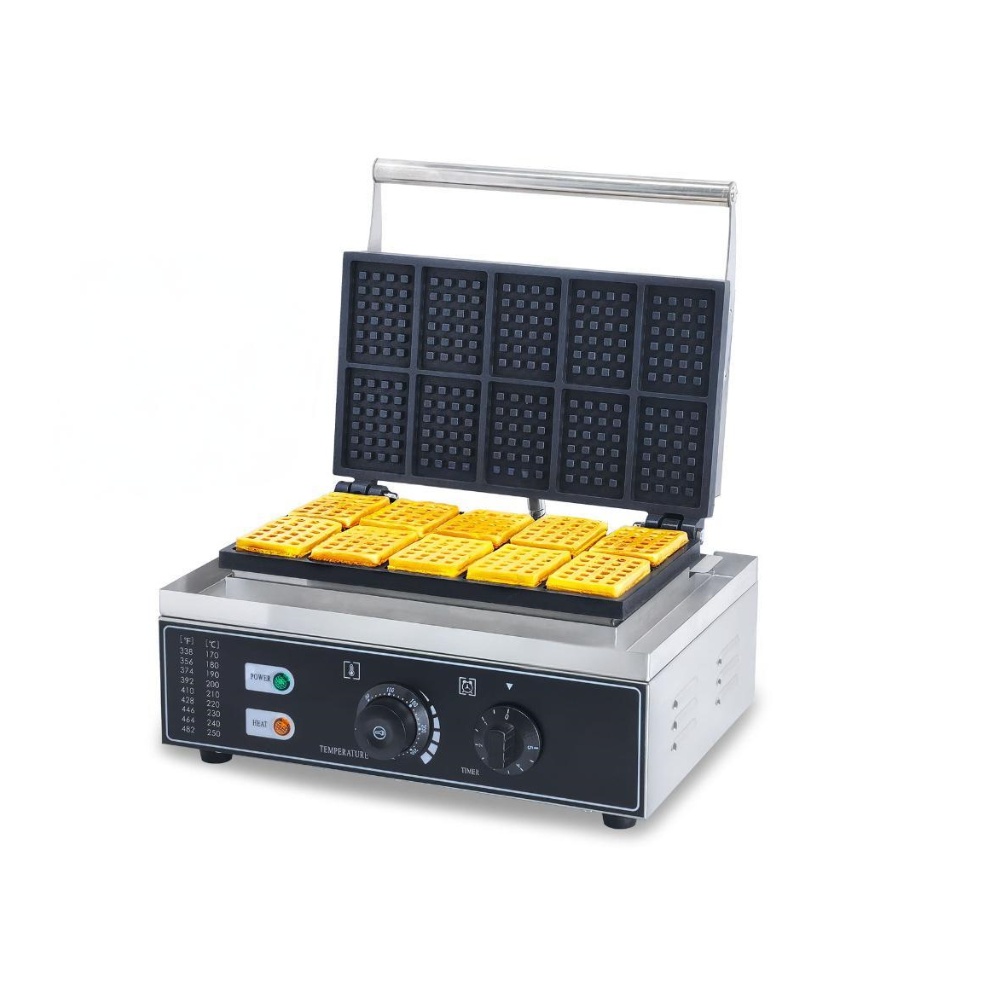 เครื่องทำวาฟเฟิลเบลเยียมแบบไม่ - Waffle Iron Belgian บทวิจารณ์และราคา