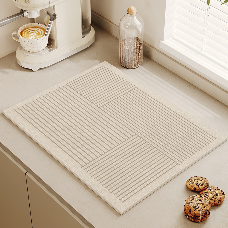 แผ่นรองซับน้ำไดอะตอมไมท์สีขาว  - Kitchen Appliances White บทวิจารณ์และราคา