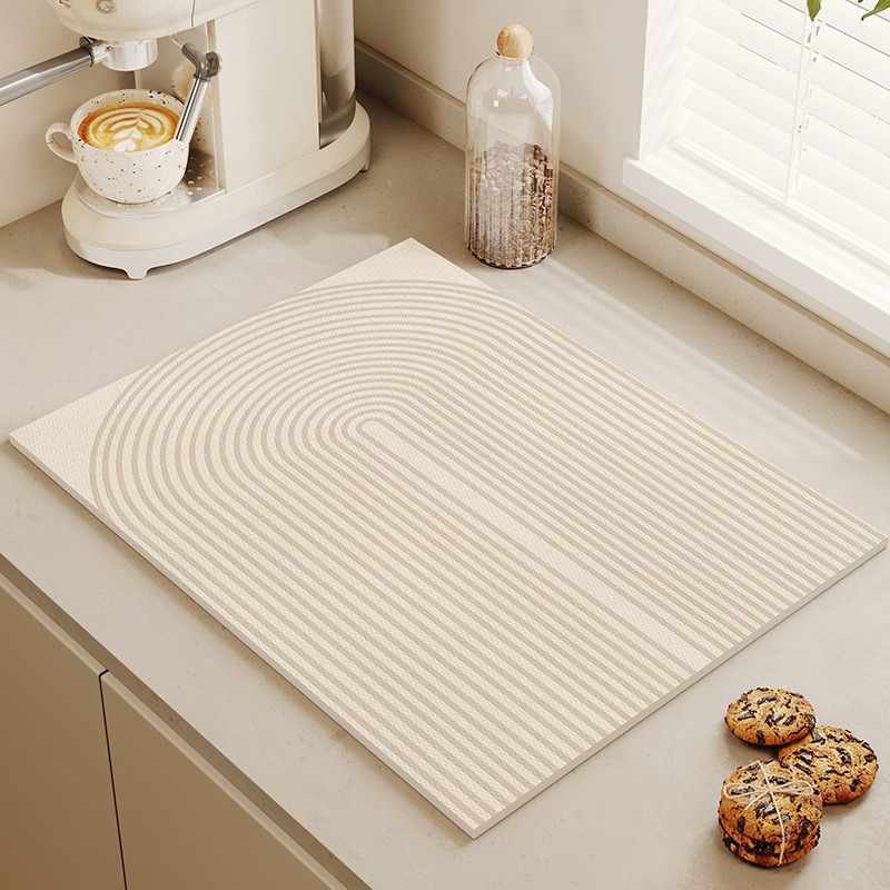 แผ่นรองซับน้ำไดอะตอมไมท์สีขาว  - Kitchen Appliances White บทวิจารณ์และราคา