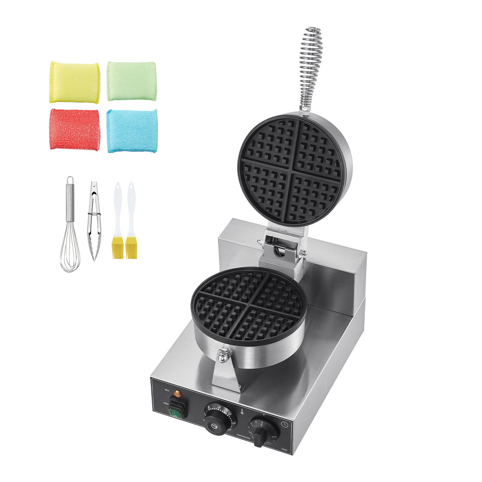 เครื่องทำวาฟเฟิลเชิงพาณิชย์, เ - Waffle Iron Belgian บทวิจารณ์และราคา