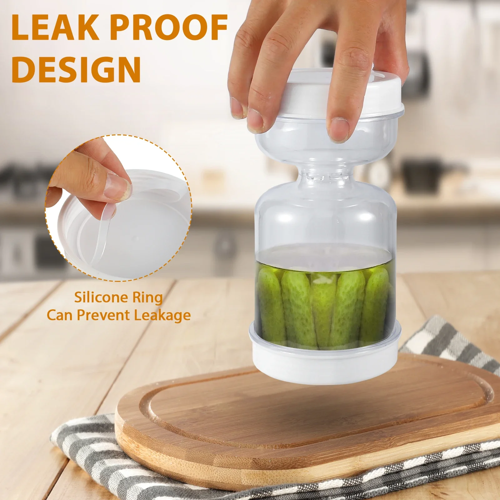 ภาชนะดองแยกเปียกและแห้ง Pickle - Kitchen Appliances Manufacturers บทวิจารณ์และราคา