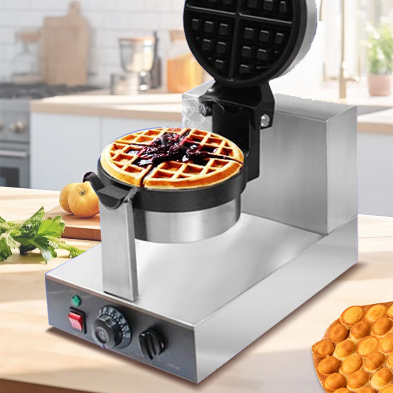 เครื่องทำวาฟเฟิลเบลเยียมแบบหมุ - Waffle Iron Belgian บทวิจารณ์และราคา