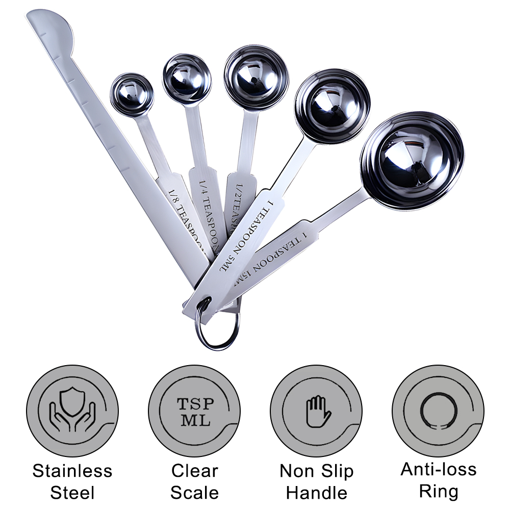STACKABLE วัดถ้วยและช้อนชุดเคร - Kitchen Appliances Manufacturers บทวิจารณ์และราคา