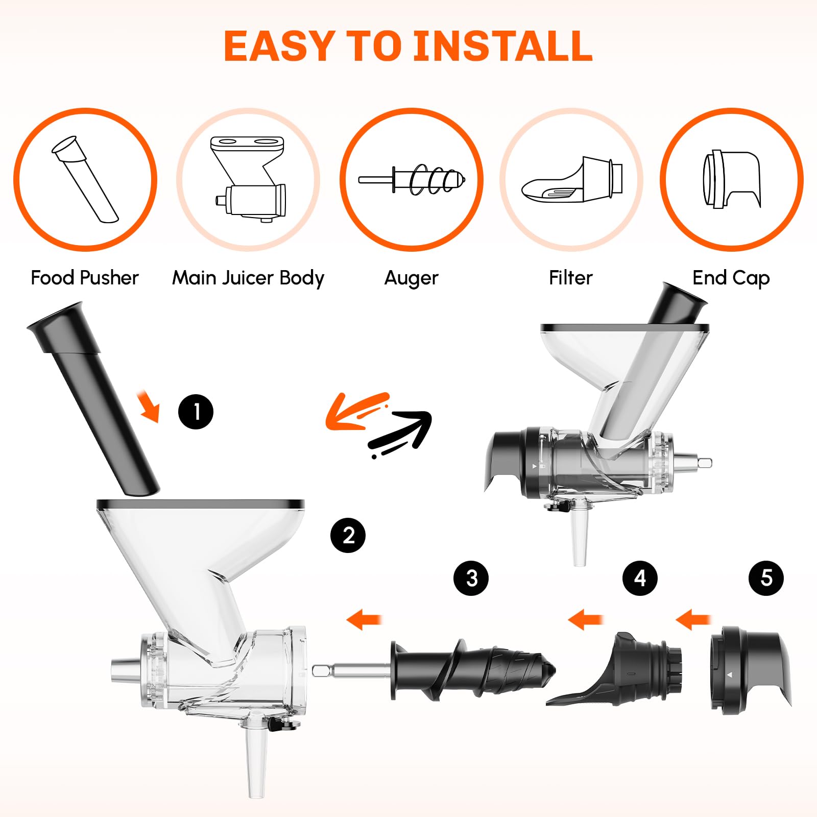 อุปกรณ์เสริมเครื่องคั้นน้ำผลไม - Kitchen Appliances Manufacturers บทวิจารณ์และราคา